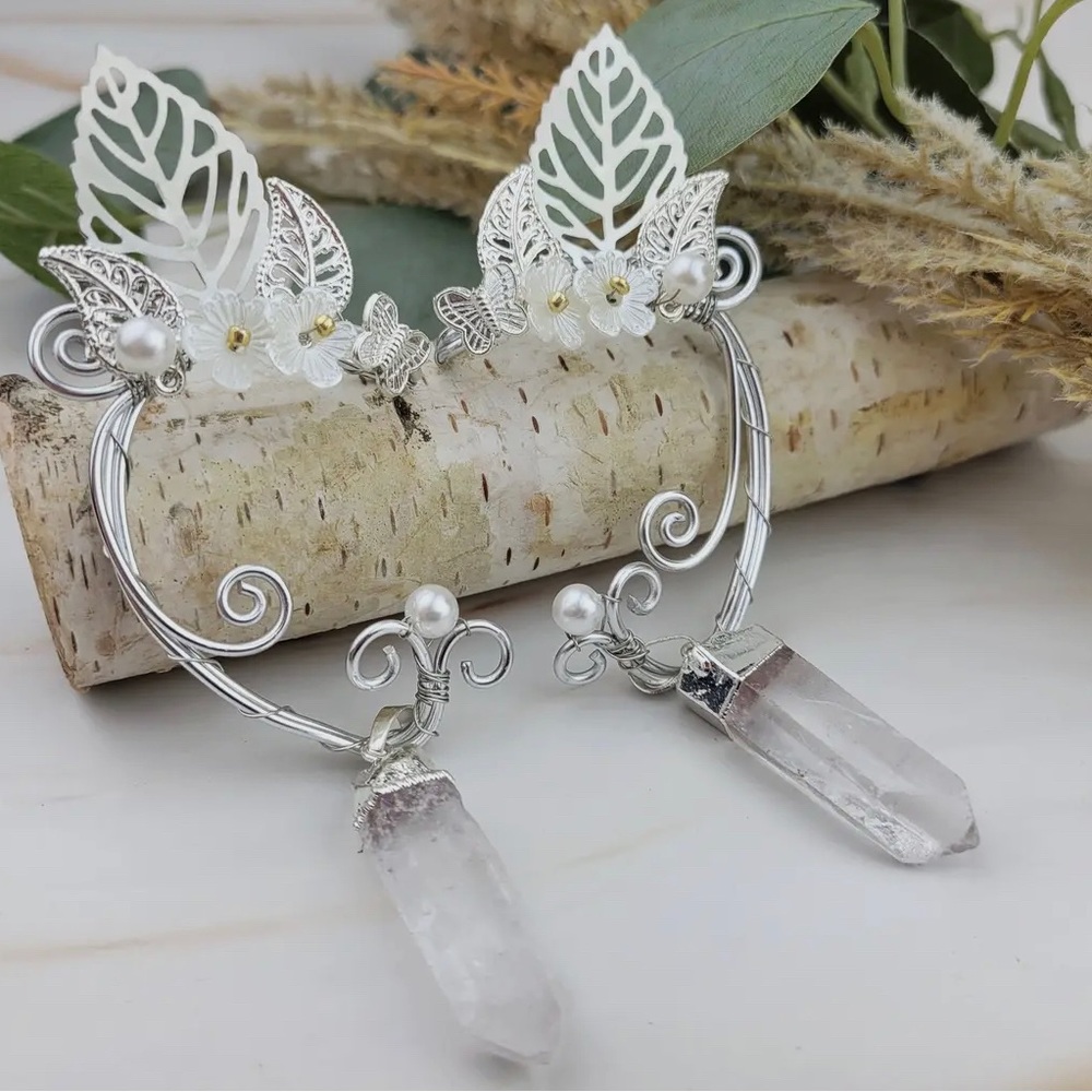 Silver Elf Ear Cuffs